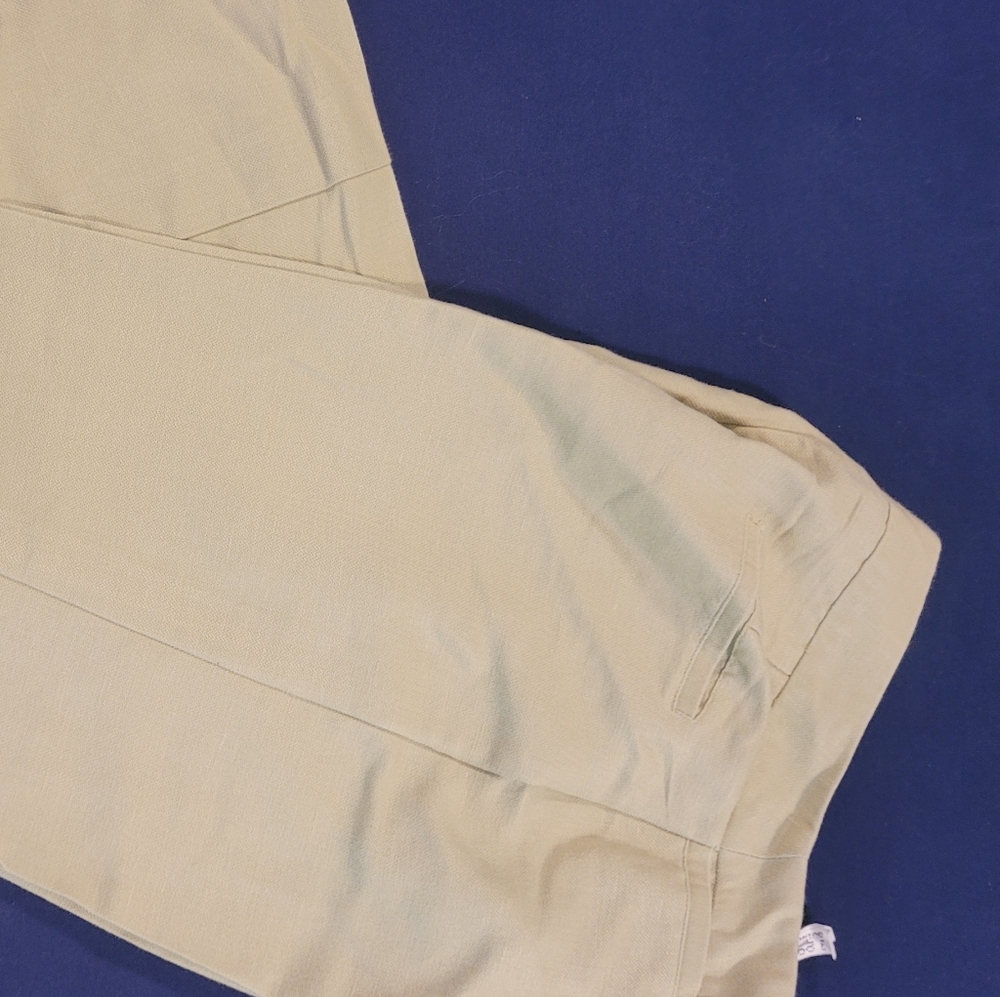 Emma James Linen Rayon Mint Green Dress Pants Sz 14